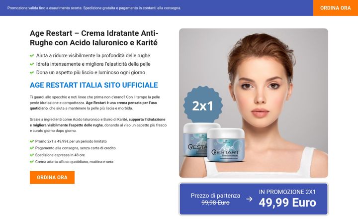 Screenshot ta' agerestartitalia.com