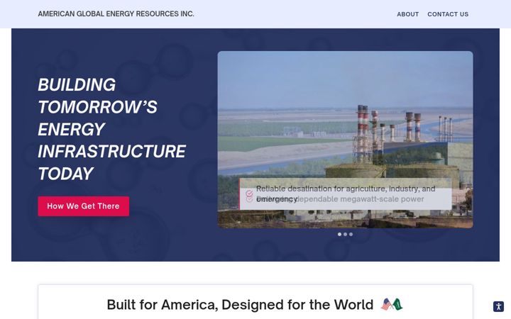 Screenshot of agerinc.com