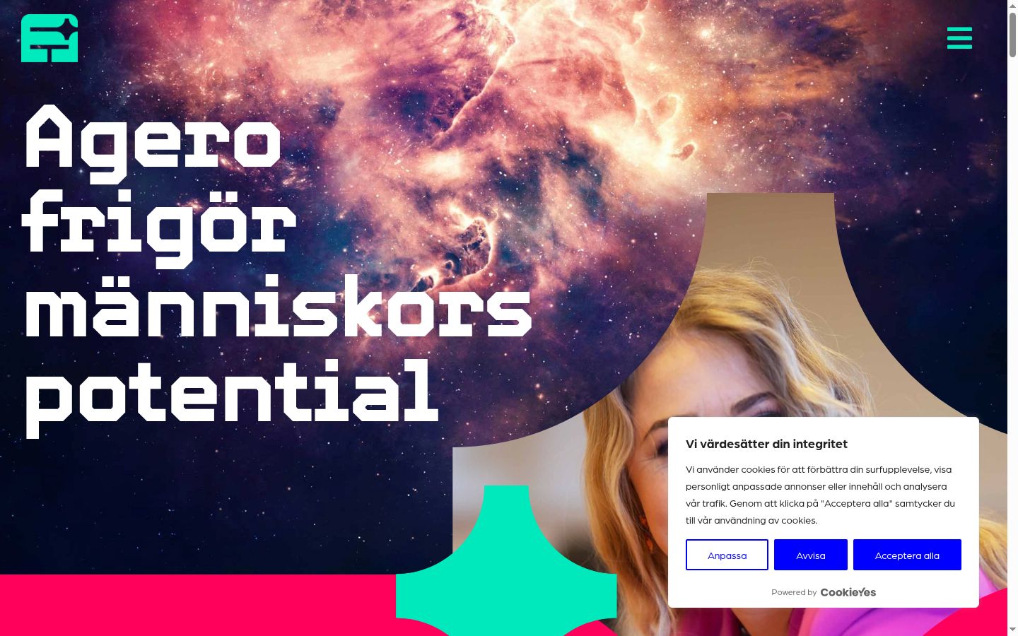 Screenshot van de toestemmingsbanner zoals getoond vóór enige interactie