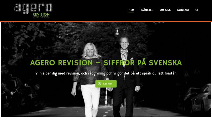 Screenshot van agerorevision.se