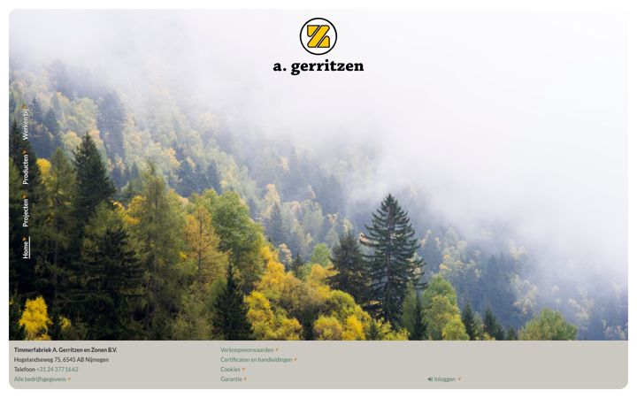 Screenshot of agerritzen.nl