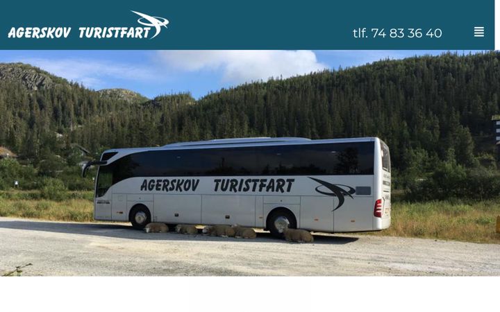 Posnetek zaslona agerskovturistfart.dk