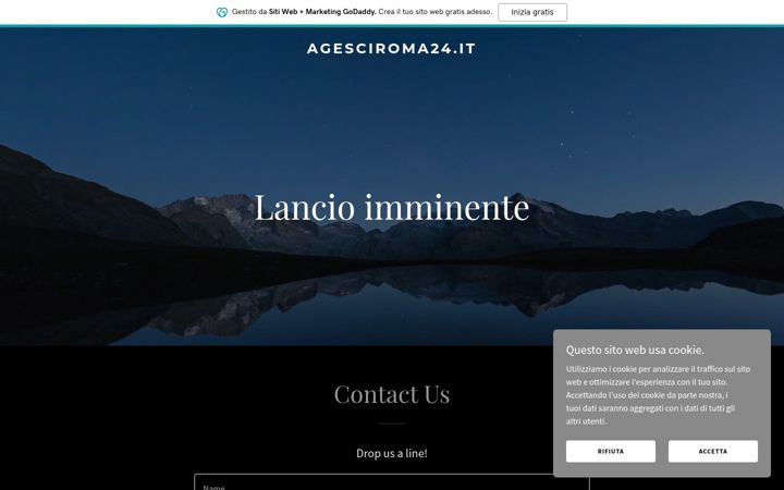 Snimka zaslona za agesciroma24.it
