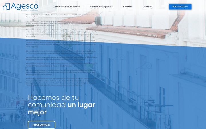 Screenshot of agesco.es