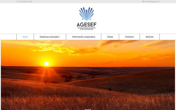Screenshot of agesef.com