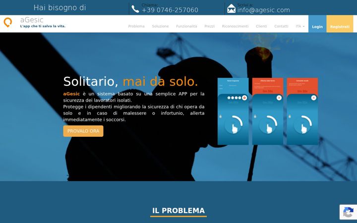 Screenshot of agesic.com