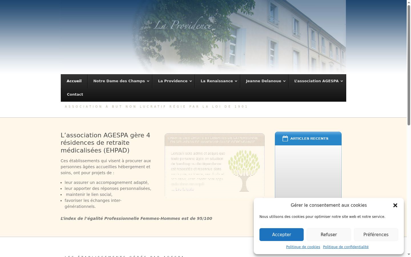 Screenshot van de toestemmingsbanner zoals getoond vóór enige interactie