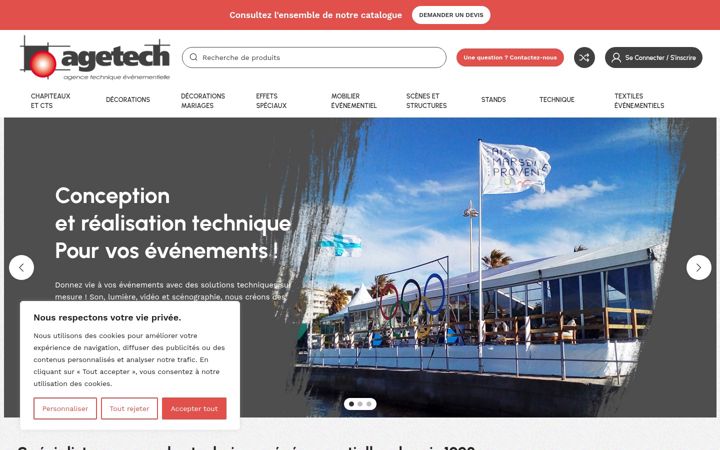 Ekraanipilt saidist agetech-france.com