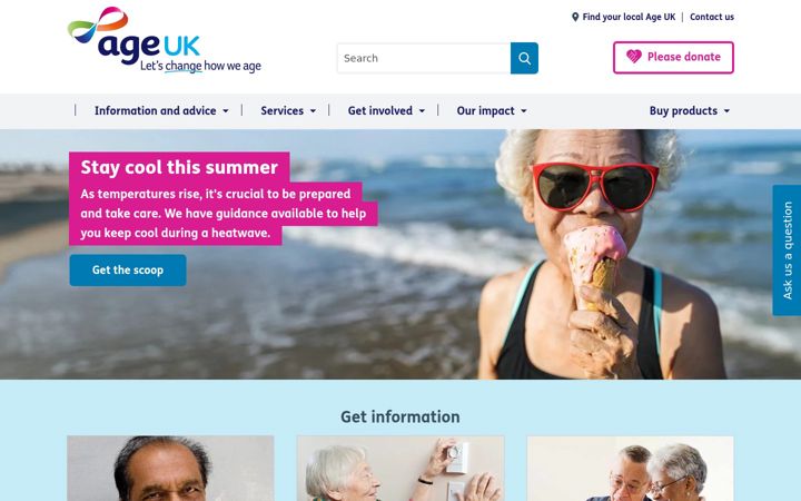 Ekrano kopija ageuk.org.uk