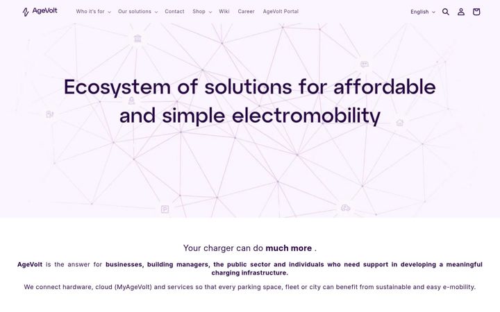Screenshot of agevolt.com