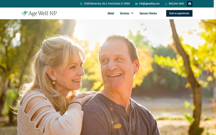 Screenshot of agewellnp.com