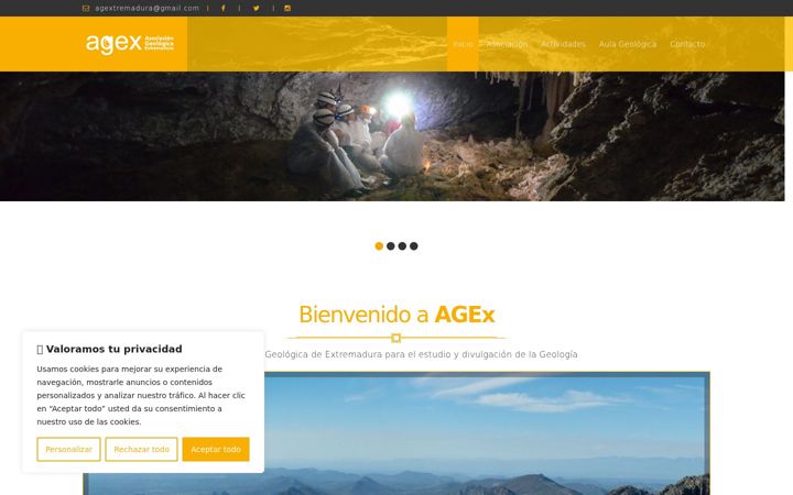 Screenshot of agex.org