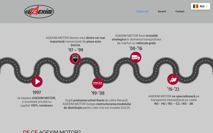 Screenshot of agexim-motor.ro