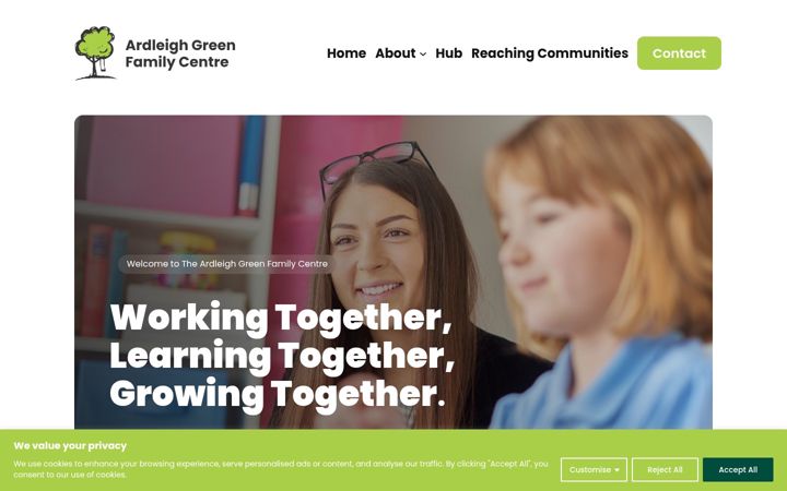 Screenshot of agfamilycentre.org