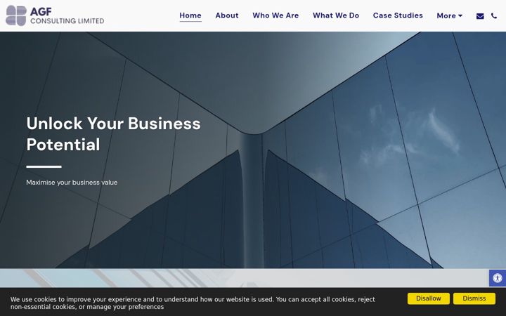 Screenshot of agfconsulting.co.uk