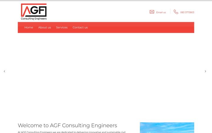 Screenshot of agfconsultingengineers.com
