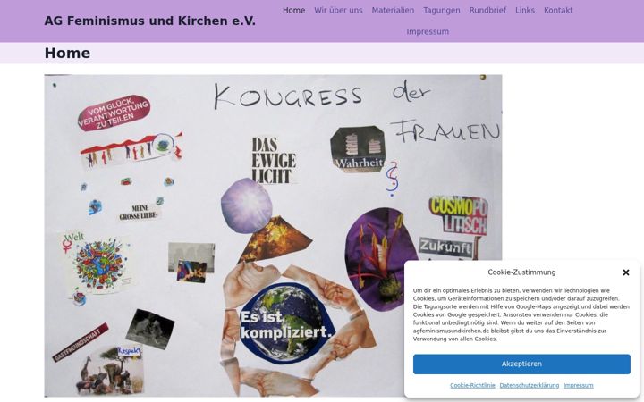 Screenshot of agfeminismusundkirchen.de