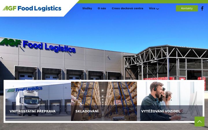 Képernyőkép: agffoodlogistics.cz