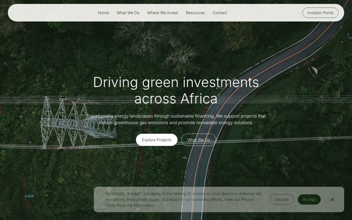 Screenshot of agg-fund.com