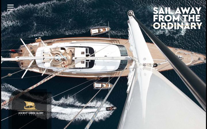 Screenshot of agg-yachting.com