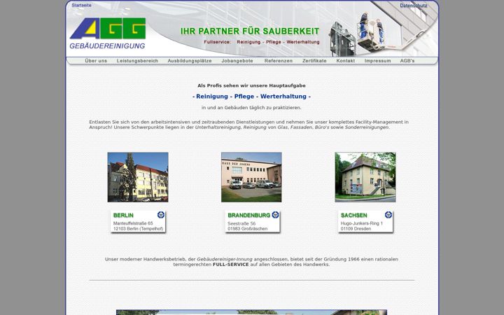 Screenshot of agg1111.de