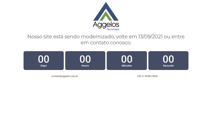 Screenshot of aggelos.com.br