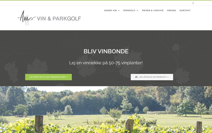 Screenshot von agger-vin.dk