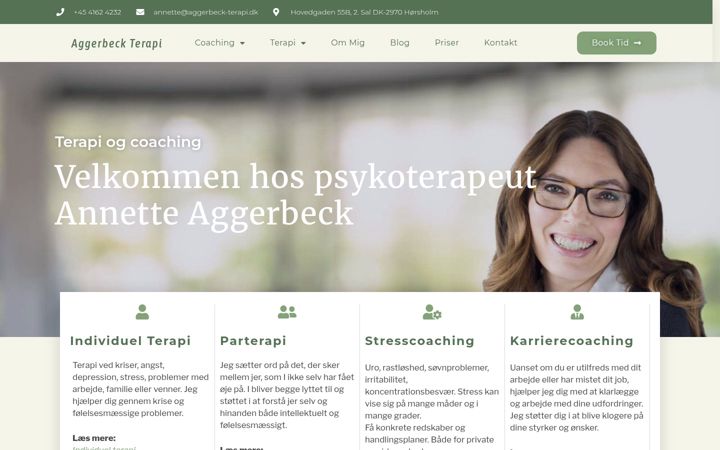 Screenshot of aggerbeck-terapi.dk