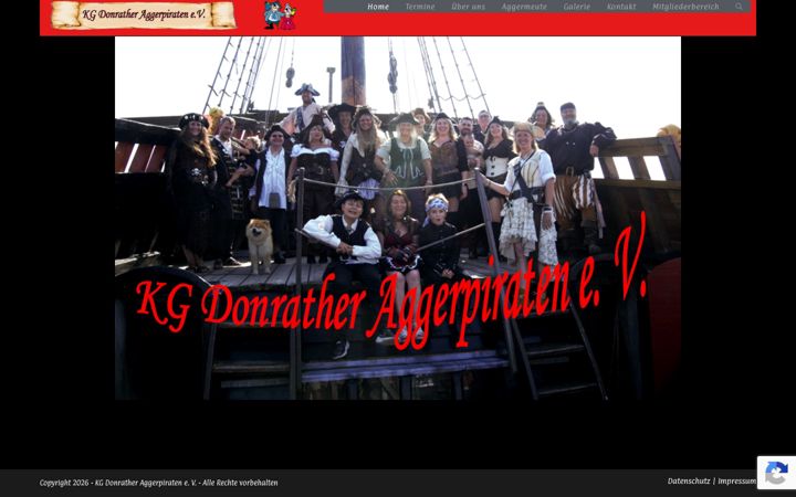 Screenshot von aggerpiraten.de