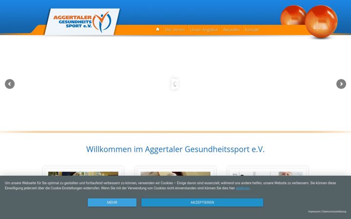 Screenshot von aggertaler-gesundheitssport.de