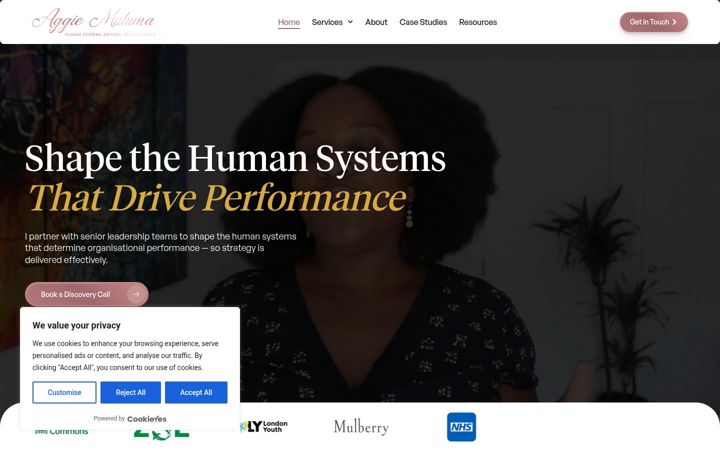 Screenshot of aggiemutuma.com
