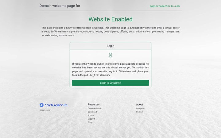 Screenshot of aggiornamentorls.com