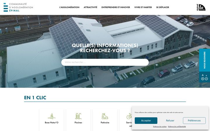 Screenshot of agglo-epinal.fr