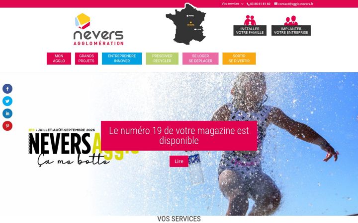 Screenshot von agglo-nevers.net