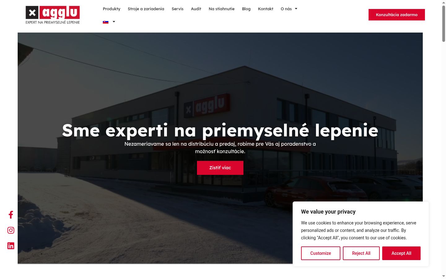 Sutikimo reklamjuostės, rodytos prieš bet kokią sąveiką, ekrano kopija
