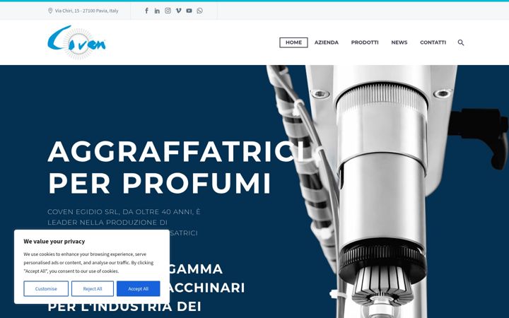 Screenshot of aggraffatriceprofumi.it