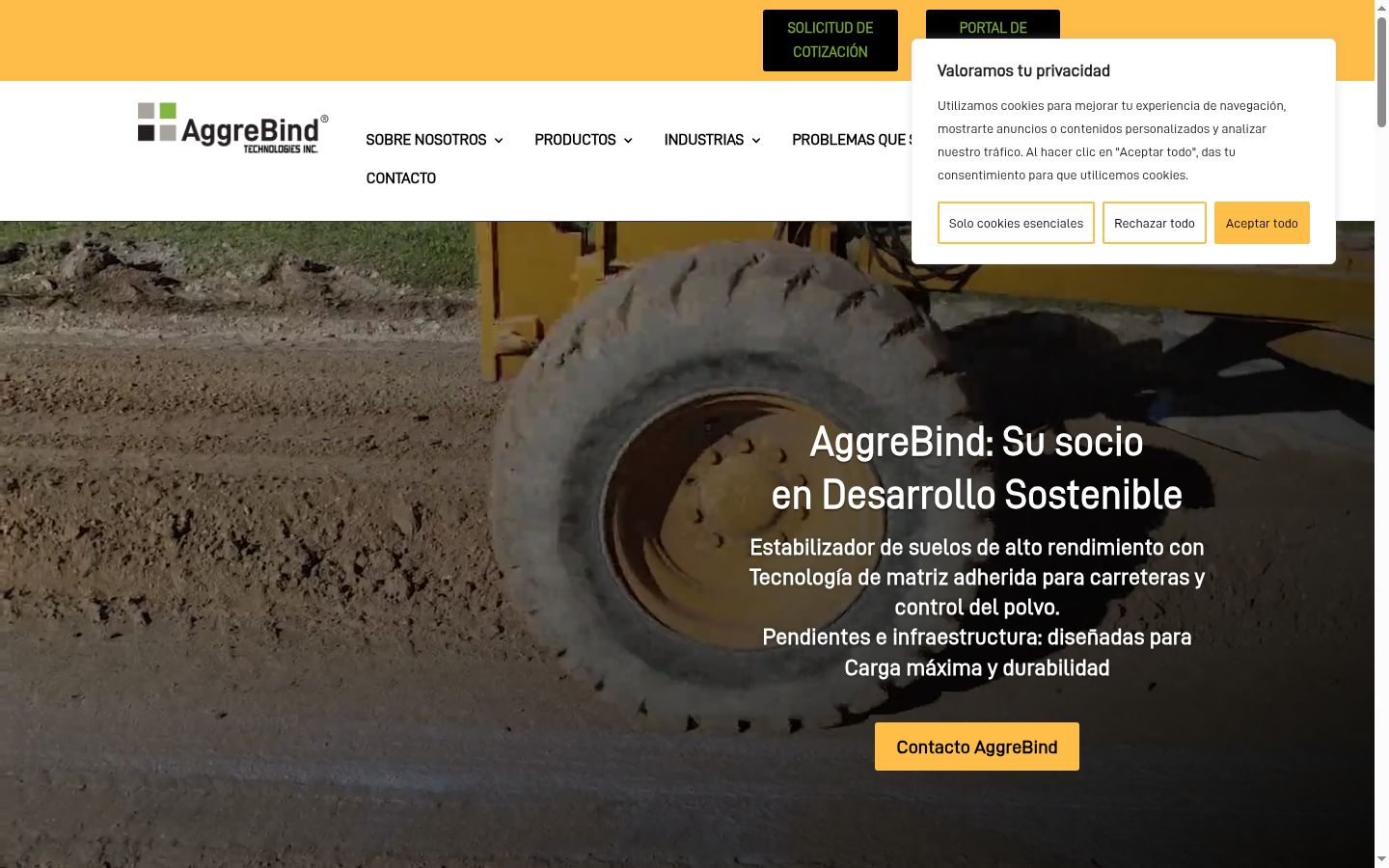 Capture d'écran de la bannière de consentement affichée avant toute interaction