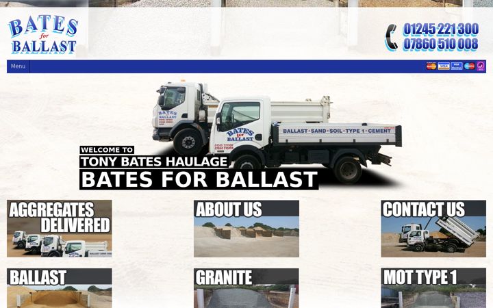 Screenshot of aggregatesessex.co.uk