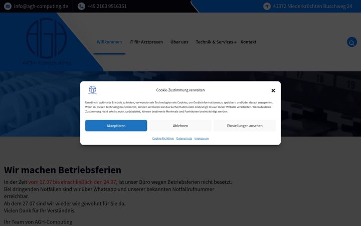 Snímek obrazovky agh-computing.de