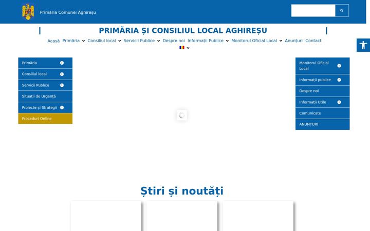 Screenshot of aghiresu.ro