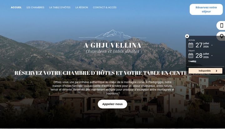 Screenshot of aghjuvellina.fr