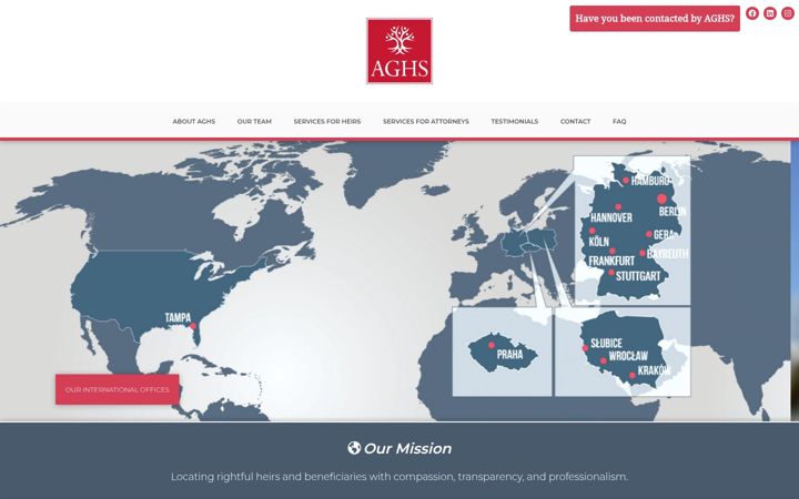 Screenshot of aghs.com