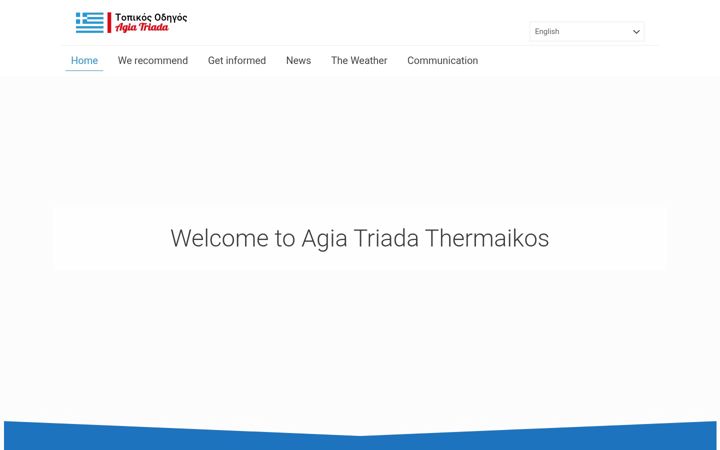 Screenshot of agiatriada.eu