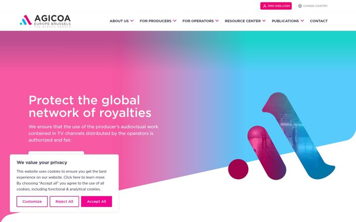 Screenshot of agicoabrussels.eu