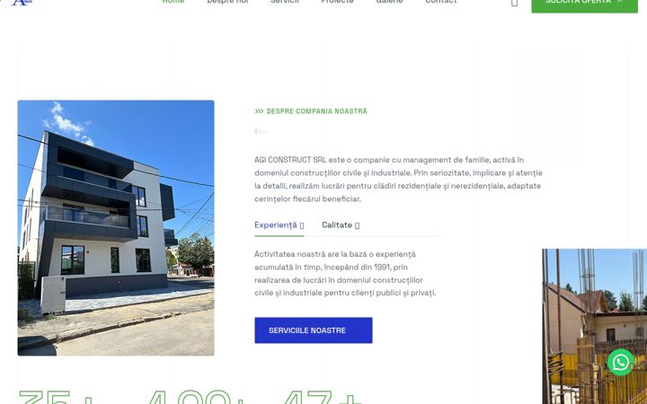 Screenshot of agiconstruct.ro
