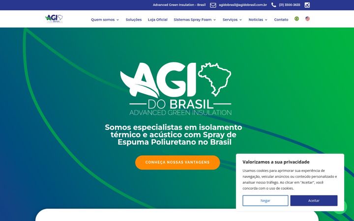 Screenshot of agidobrasil.com.br