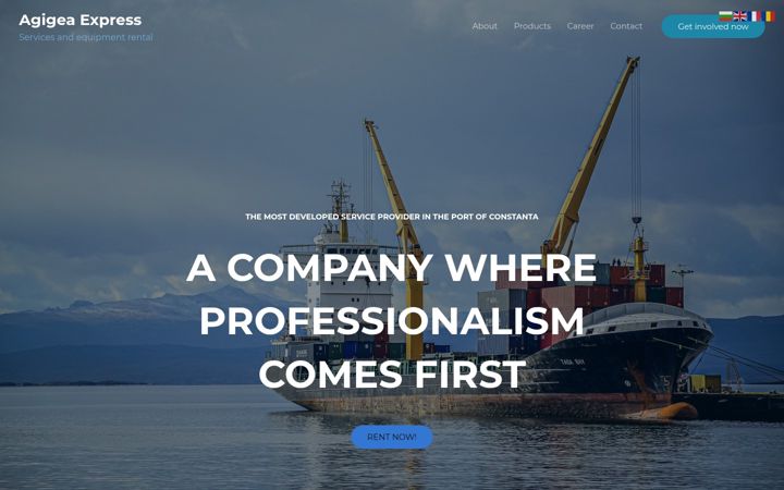 Screenshot of agigeaexprescompany.com