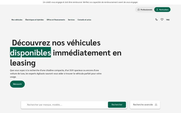 Skærmbillede af agilauto.fr