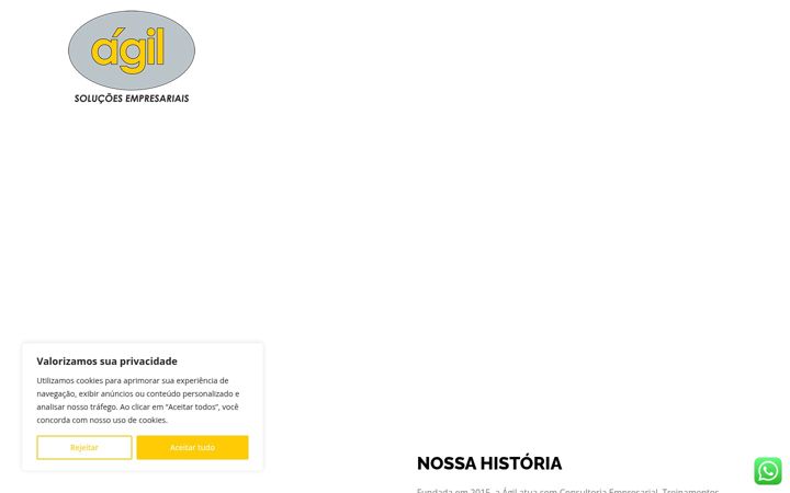 Screenshot of agilcomercial.com.br