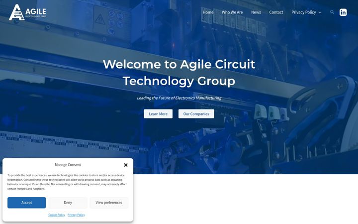 Screenshot of agile-circuit.com